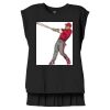 Women's Flowy Muscle Tee With Rolled Cuffs Thumbnail