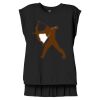 Women's Flowy Muscle Tee With Rolled Cuffs Thumbnail