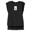 Women's Flowy Muscle Tee With Rolled Cuffs Thumbnail