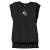Women's Flowy Muscle Tee With Rolled Cuffs Thumbnail