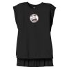 Women's Flowy Muscle Tee With Rolled Cuffs Thumbnail