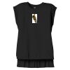 Women's Flowy Muscle Tee With Rolled Cuffs Thumbnail