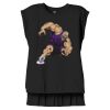 Women's Flowy Muscle Tee With Rolled Cuffs Thumbnail