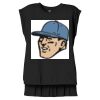 Women's Flowy Muscle Tee With Rolled Cuffs Thumbnail