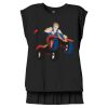 Women's Flowy Muscle Tee With Rolled Cuffs Thumbnail