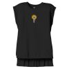 Women's Flowy Muscle Tee With Rolled Cuffs Thumbnail
