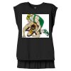 Women's Flowy Muscle Tee With Rolled Cuffs Thumbnail
