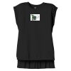 Women's Flowy Muscle Tee With Rolled Cuffs Thumbnail