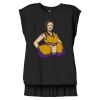 Women's Flowy Muscle Tee With Rolled Cuffs Thumbnail
