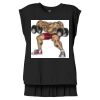 Women's Flowy Muscle Tee With Rolled Cuffs Thumbnail
