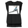 Women's Flowy Muscle Tee With Rolled Cuffs Thumbnail