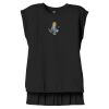 Women's Flowy Muscle Tee With Rolled Cuffs Thumbnail
