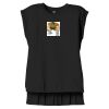 Women's Flowy Muscle Tee With Rolled Cuffs Thumbnail