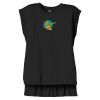 Women's Flowy Muscle Tee With Rolled Cuffs Thumbnail