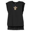 Women's Flowy Muscle Tee With Rolled Cuffs Thumbnail