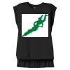 Women's Flowy Muscle Tee With Rolled Cuffs Thumbnail
