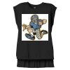 Women's Flowy Muscle Tee With Rolled Cuffs Thumbnail