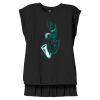 Women's Flowy Muscle Tee With Rolled Cuffs Thumbnail