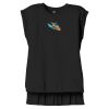 Women's Flowy Muscle Tee With Rolled Cuffs Thumbnail