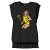 Women's Flowy Muscle Tee With Rolled Cuffs Thumbnail