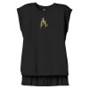 Women's Flowy Muscle Tee With Rolled Cuffs Thumbnail