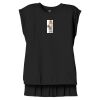 Women's Flowy Muscle Tee With Rolled Cuffs Thumbnail