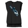Women's Flowy Muscle Tee With Rolled Cuffs Thumbnail