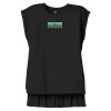 Women's Flowy Muscle Tee With Rolled Cuffs Thumbnail