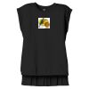 Women's Flowy Muscle Tee With Rolled Cuffs Thumbnail