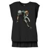 Women's Flowy Muscle Tee With Rolled Cuffs Thumbnail
