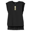 Women's Flowy Muscle Tee With Rolled Cuffs Thumbnail