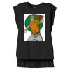 Women's Flowy Muscle Tee With Rolled Cuffs Thumbnail