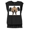 Women's Flowy Muscle Tee With Rolled Cuffs Thumbnail