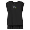 Women's Flowy Muscle Tee With Rolled Cuffs Thumbnail