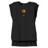 Women's Flowy Muscle Tee With Rolled Cuffs Thumbnail