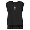 Women's Flowy Muscle Tee With Rolled Cuffs Thumbnail