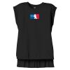 Women's Flowy Muscle Tee With Rolled Cuffs Thumbnail