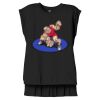 Women's Flowy Muscle Tee With Rolled Cuffs Thumbnail