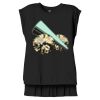 Women's Flowy Muscle Tee With Rolled Cuffs Thumbnail