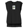 Women's Flowy Muscle Tee With Rolled Cuffs Thumbnail