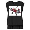 Women's Flowy Muscle Tee With Rolled Cuffs Thumbnail