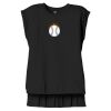 Women's Flowy Muscle Tee With Rolled Cuffs Thumbnail