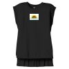 Women's Flowy Muscle Tee With Rolled Cuffs Thumbnail