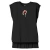 Women's Flowy Muscle Tee With Rolled Cuffs Thumbnail
