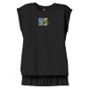 Women's Flowy Muscle Tee With Rolled Cuffs Thumbnail