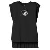 Women's Flowy Muscle Tee With Rolled Cuffs Thumbnail