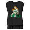 Women's Flowy Muscle Tee With Rolled Cuffs Thumbnail