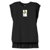 Women's Flowy Muscle Tee With Rolled Cuffs Thumbnail