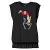 Women's Flowy Muscle Tee With Rolled Cuffs Thumbnail