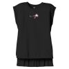 Women's Flowy Muscle Tee With Rolled Cuffs Thumbnail